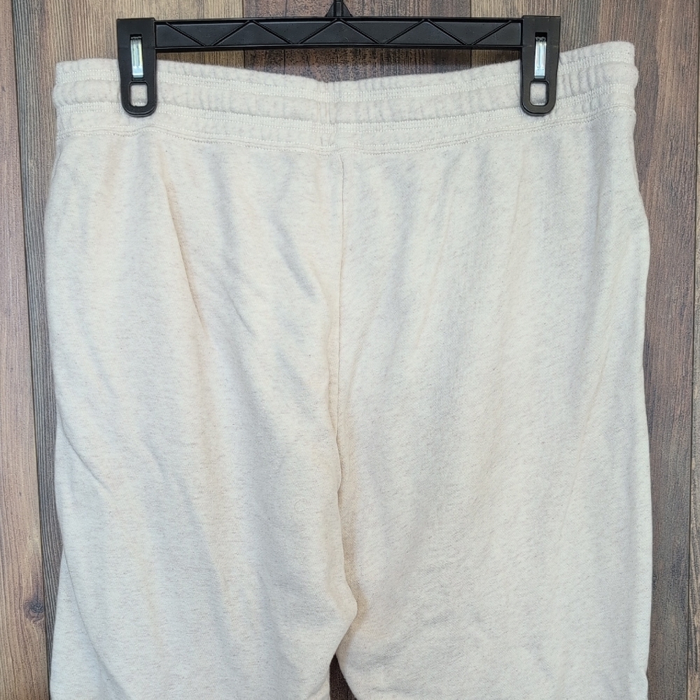 Aerie Cream Stretch Waist Jogger Lounge Pants XL W219 - Picture 5 of 9